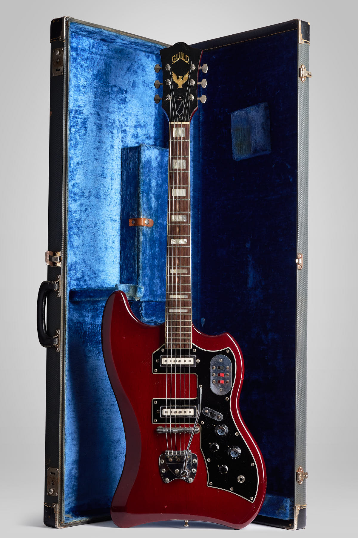 1966 Guild Thunderbird Red